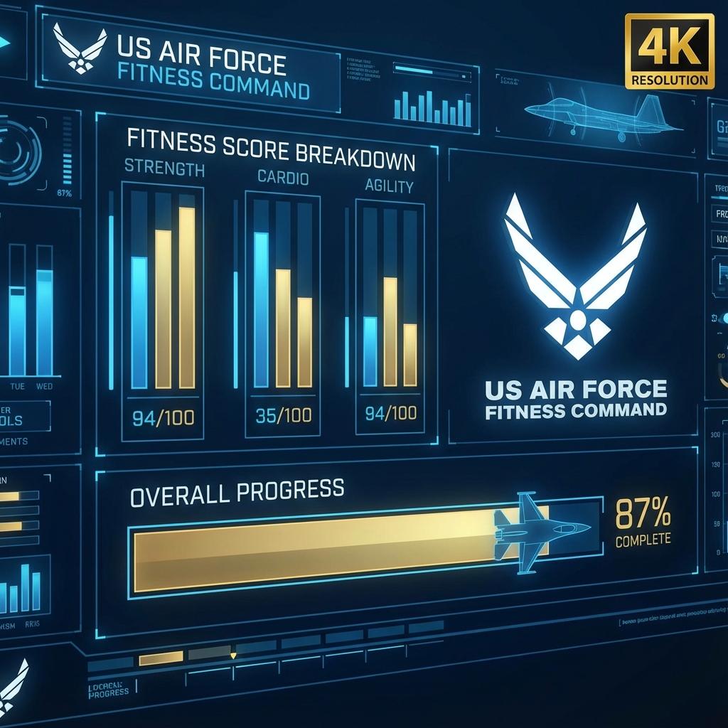 Air Force Fitness Standards Scoring Visualization